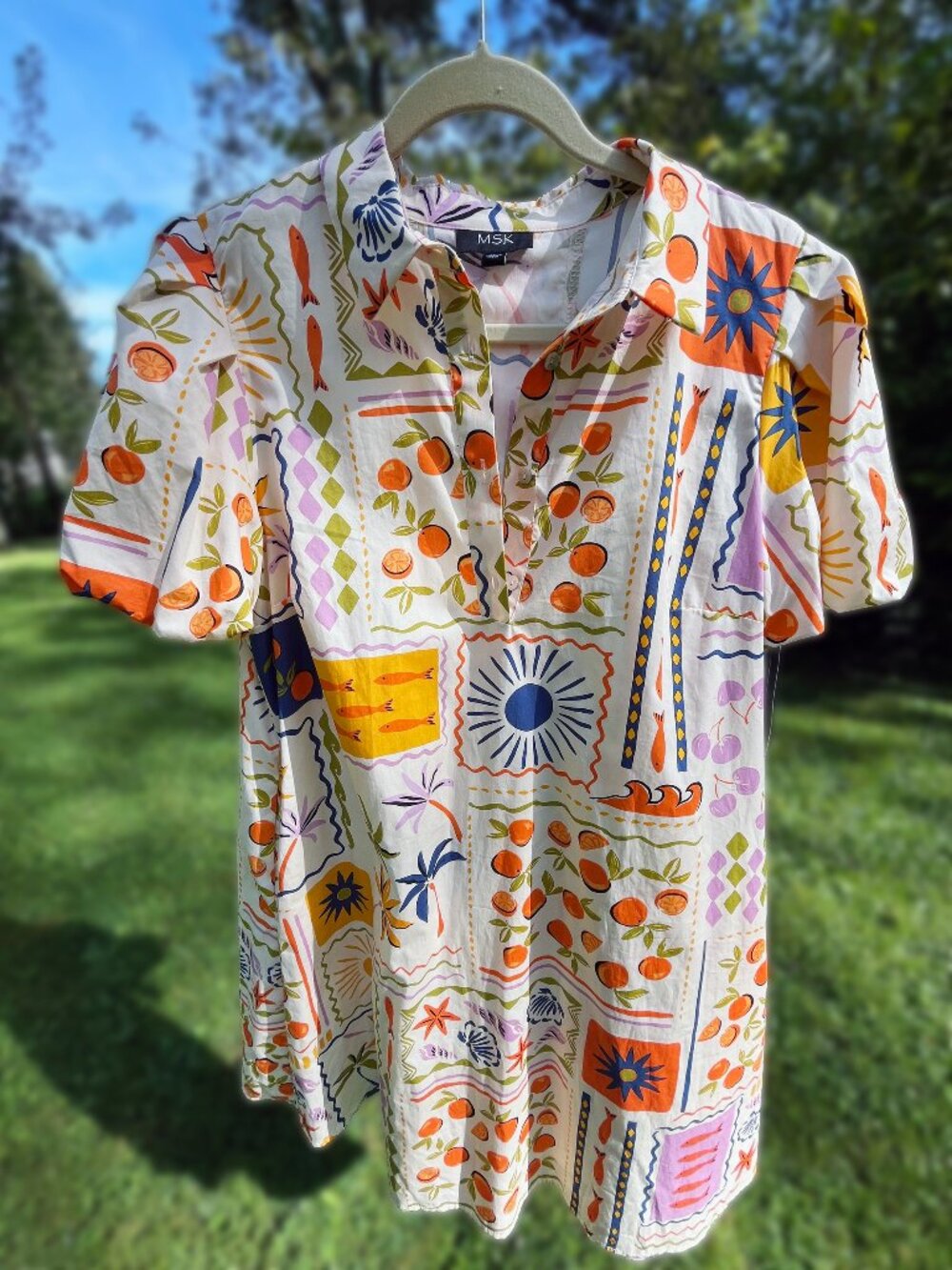 MSK Lightweight Casual Dress Size Medium